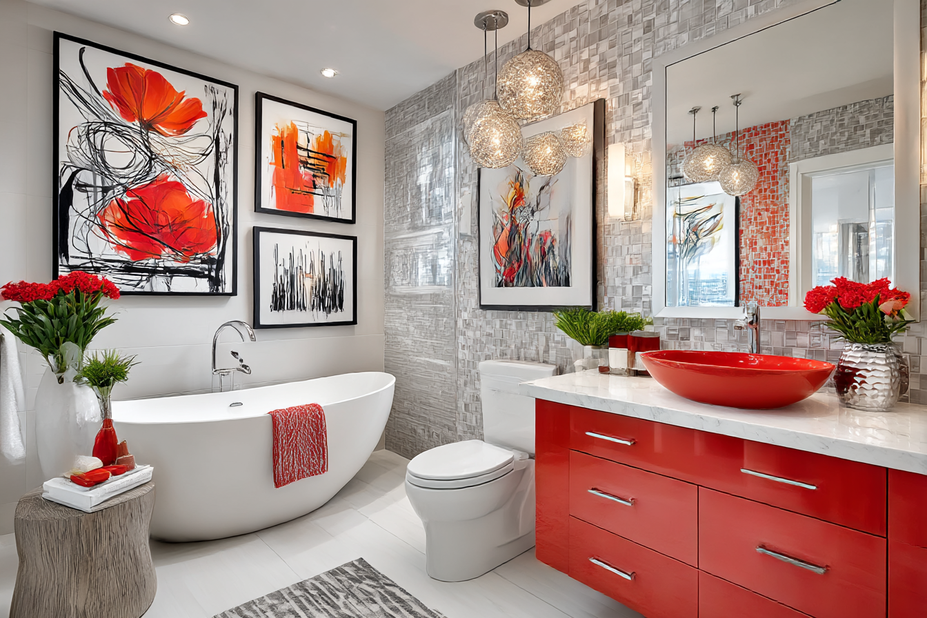 Bright Modern Bathroom